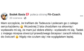 Basia dokonała świetnej przemiany sylwetki z trenerem personalnym Wrocław